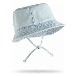 Molo - Gorro de algodón orgánico vaquero Nomly | Azul claro