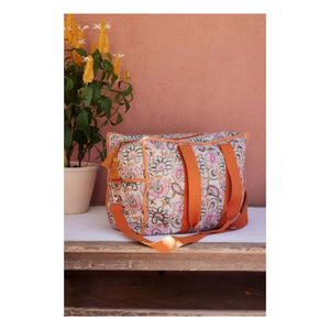 Louise Misha - Bolso Lilio de 36 horas en algodón orgánico | Naranja