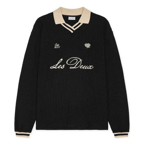 Les Deux - Polo Waffle Football | Negro