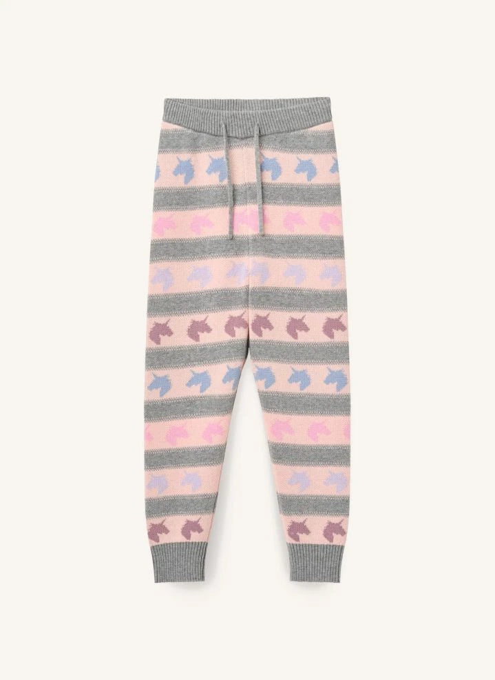 Copenhagen Colors - Pantalón jogger con unicornio de algodón orgánico | Gris