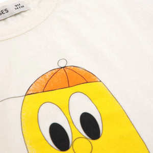 Bobo Choses - All About Monsters Tişört Organik pamuk | Ekru