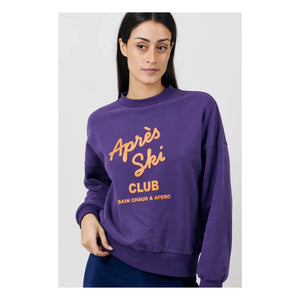 a.p - Goizeder organik pamuk sweatshirt | Patlıcan
