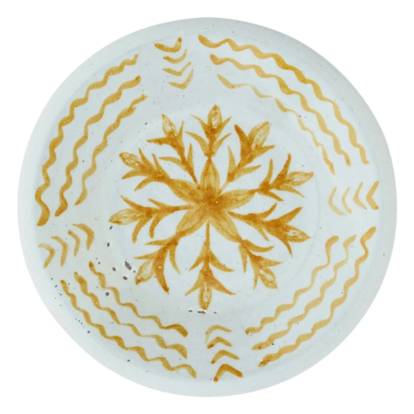 Madam Stoltz - Bandeja de terracota | Amarilla