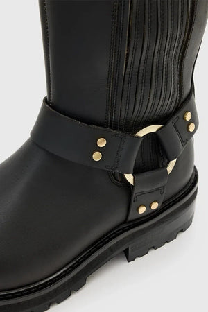 Botas de cuero altas Maddie de AllSaints