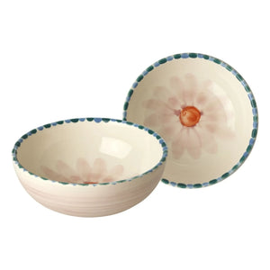 Rice - Bol de cerámica Flower | Rosa empolvado