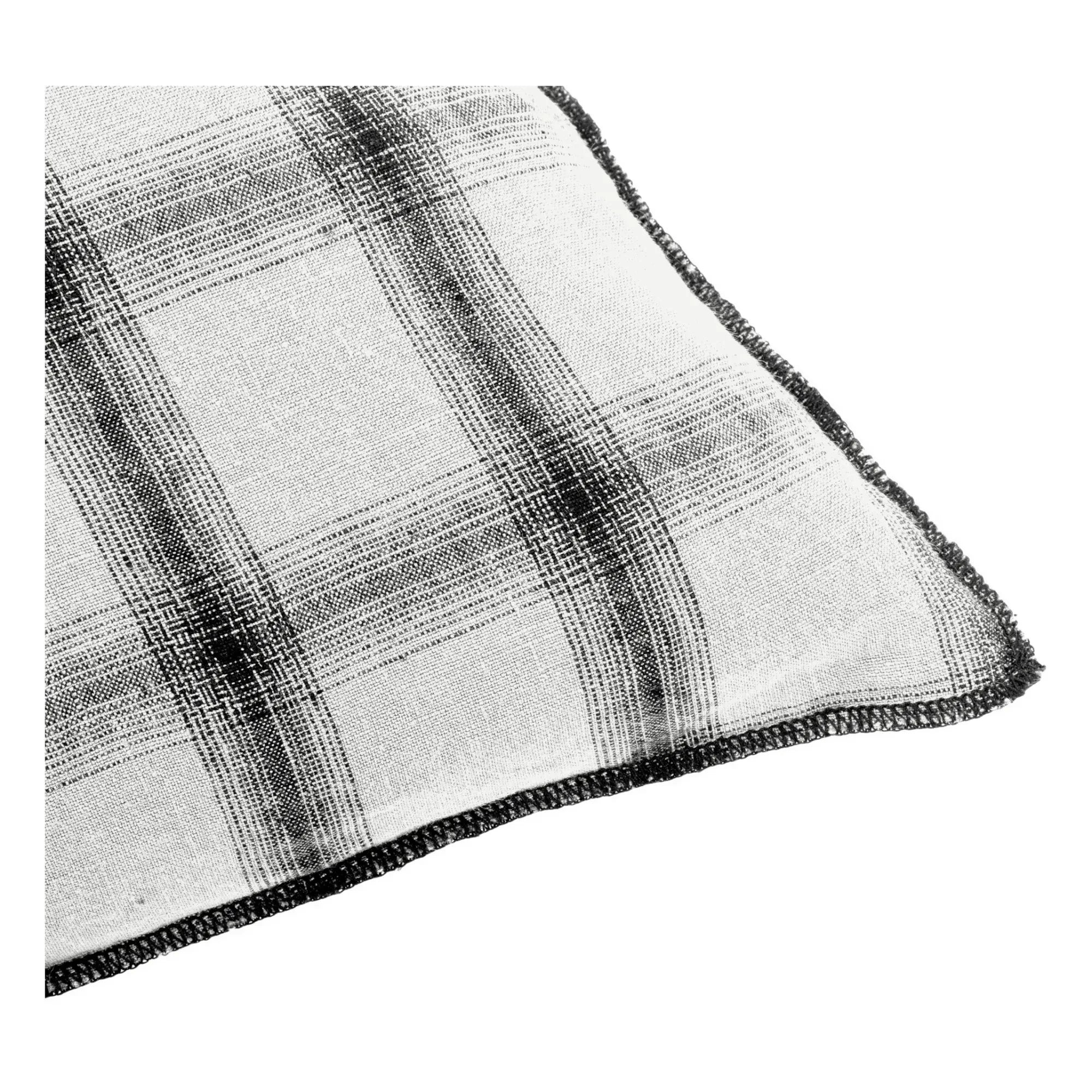 Le Monde Sauvage - Funda de almohada de lino lavado Highlands | Blanco