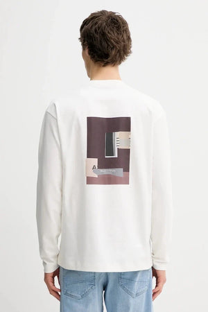 Blusa de manga larga de algodón Marc O'Polo