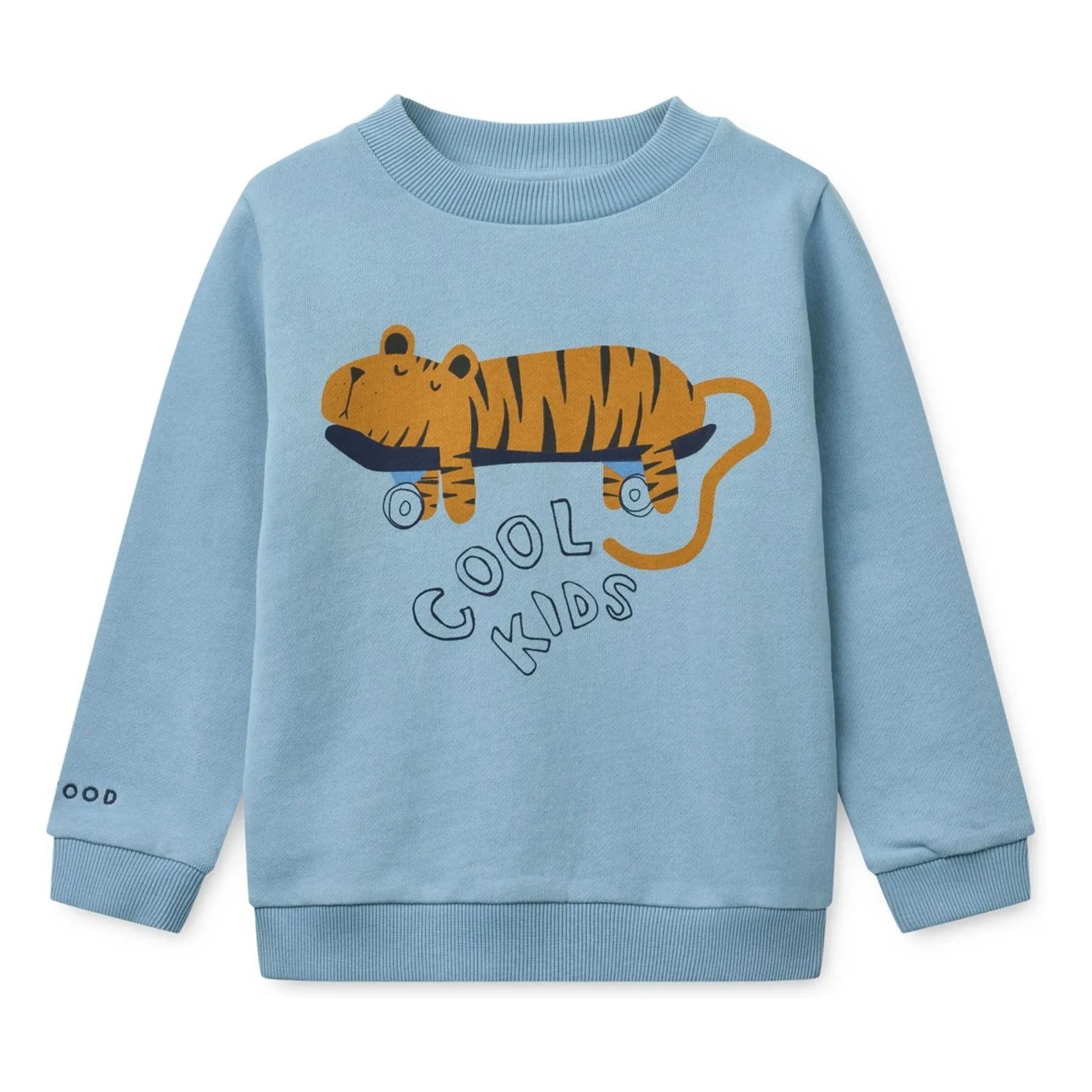 Liewood - Sudadera de algodón orgánico Thora Tigre | Azul