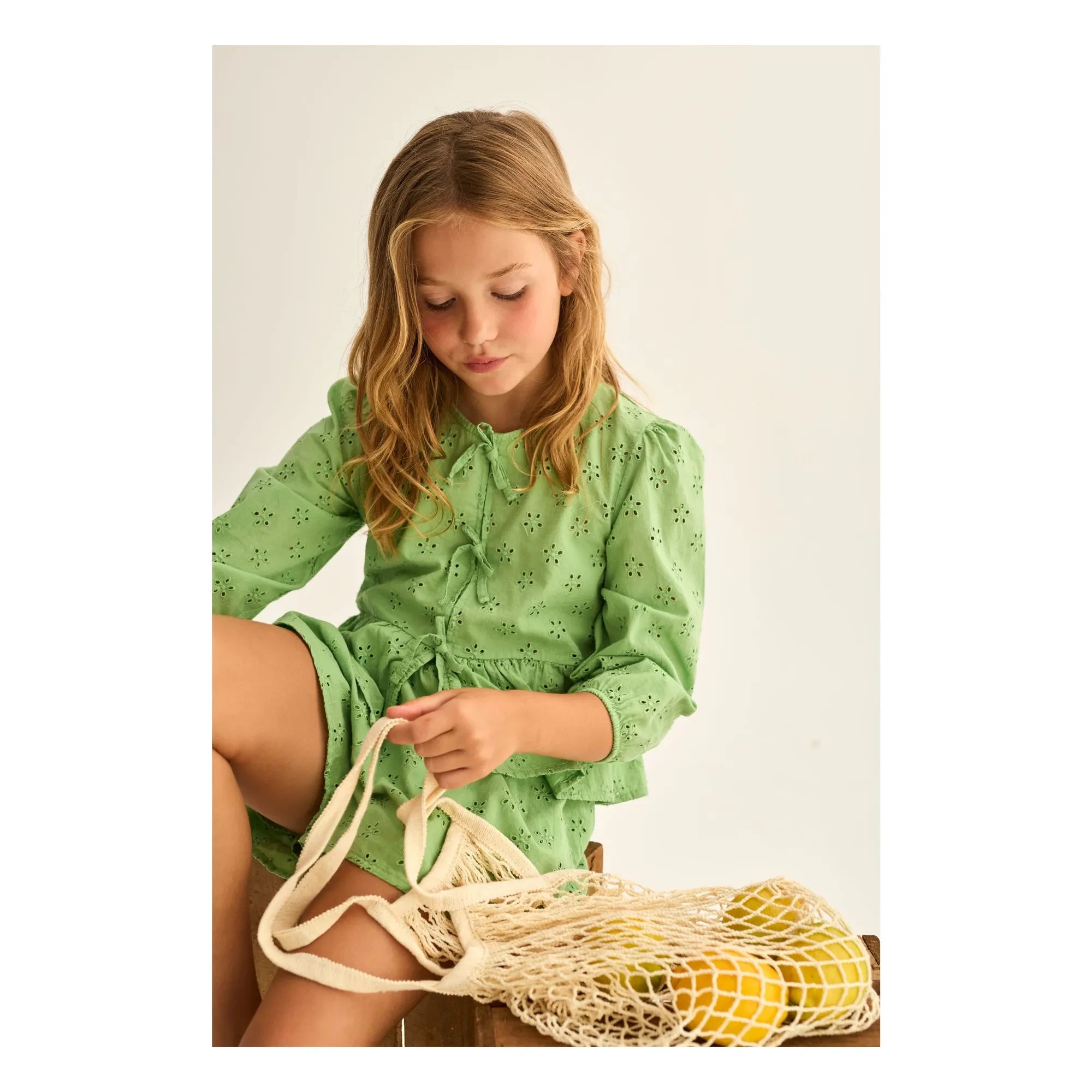 Cozmo - Blusa bordada Alma | Verde Prado