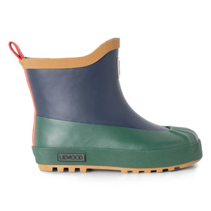 Liewood - Botas de lluvia Isaac con bloques de color | Azul marino
