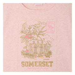Bonpoint - Camiseta de algodón orgánico Aada | Rosa claro