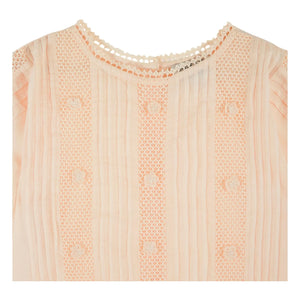 Emile et Ida - Blusa de algodón bordada | Albaricoque
