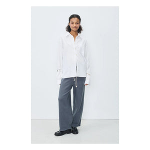 American Vintage - Jogger de algodón Izubird | Gris azulado