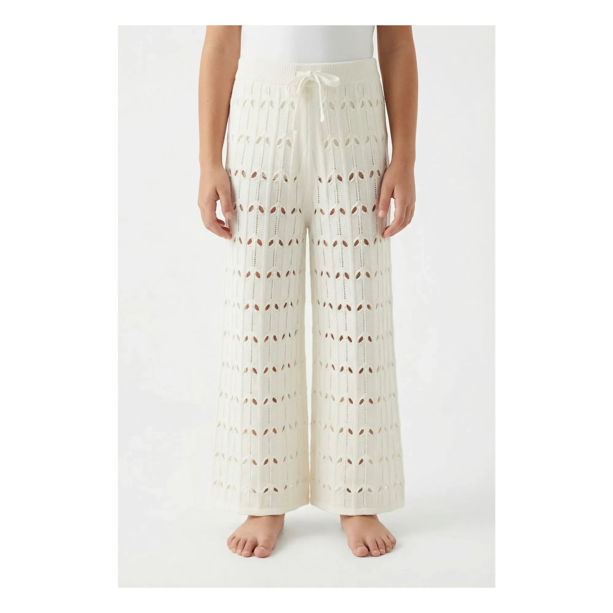 Zimmermann - Pantalón de punto calado | Blanco