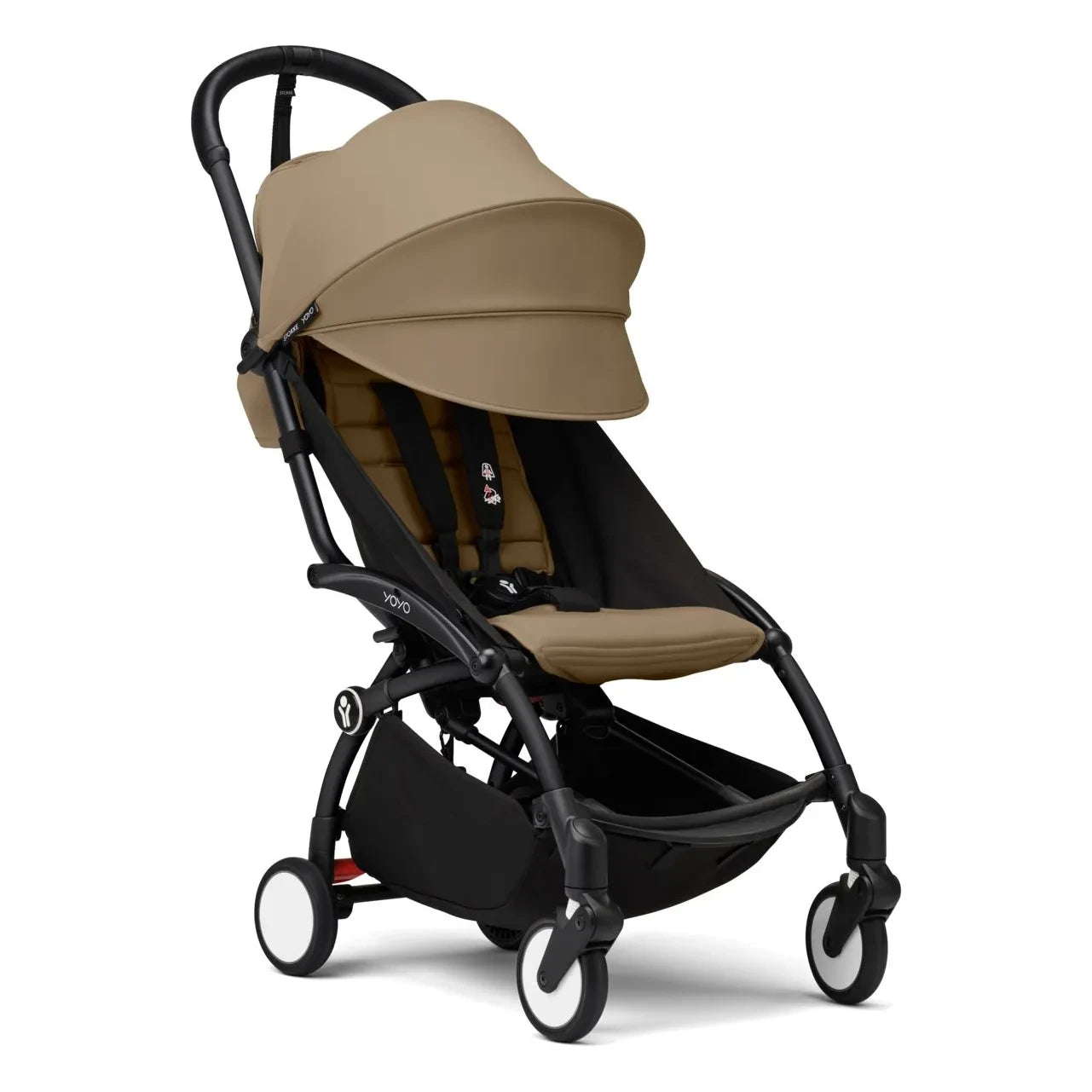 Stokke® - Cochecito YOYO³ 6+ Chasis Negro | Toffee