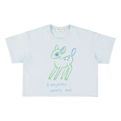 Morley - Camiseta Bambi de Varsovia | Azul Claro
