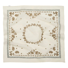 Becksöndergaard - Pañuelo de algodón Bloom Paisley | Crudo