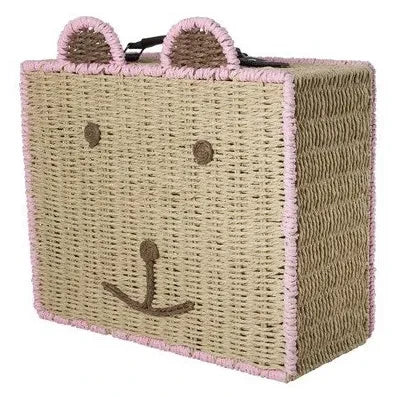 Rice - Maleta de Peluche Osito | Rosa