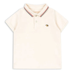 Konges Sløjd - Polo de algodón orgánico Florian | Blanco