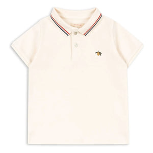 Konges Sløjd - Polo de algodón orgánico Florian | Blanco