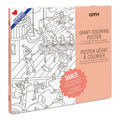 Omy - Póster gigante Bailarín | Blanco