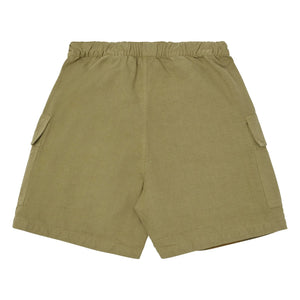 Main Story - Pantalones cortos cargo de algodón orgánico | Verde oliva