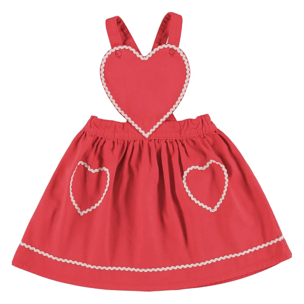 Bebe Organic - Falda Corazón Maya | Roja