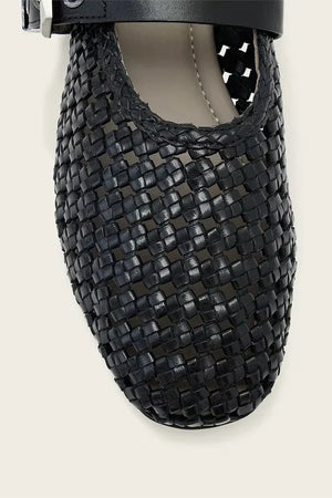 AllSaints Sabine Woven Flat Bailarinas de Cuero