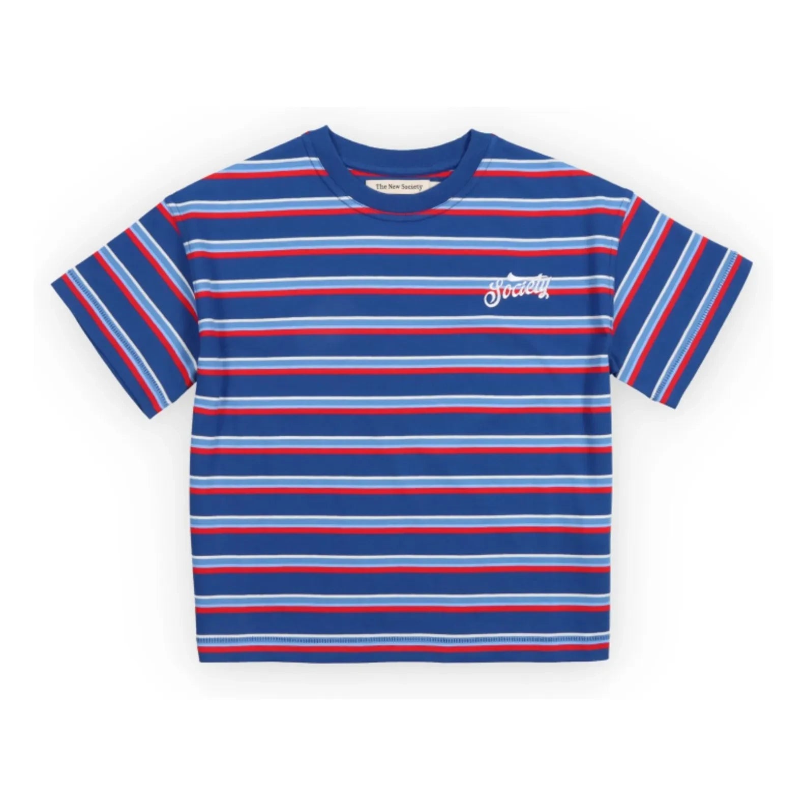 the new society - Camiseta Ciclan a rayas | Azul