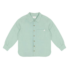 Jenest - Camisa de lino Lef | Verde almendra