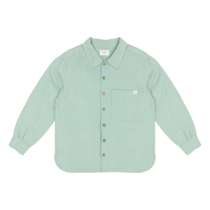 Jenest - Camisa de lino Lef | Verde almendra