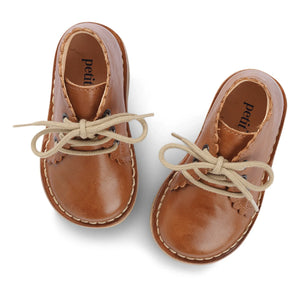 Petit Nord - Botines con cordones | Coñac