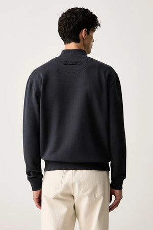 Sudadera Caldbeck Barbour de algodón con cremallera para hombre