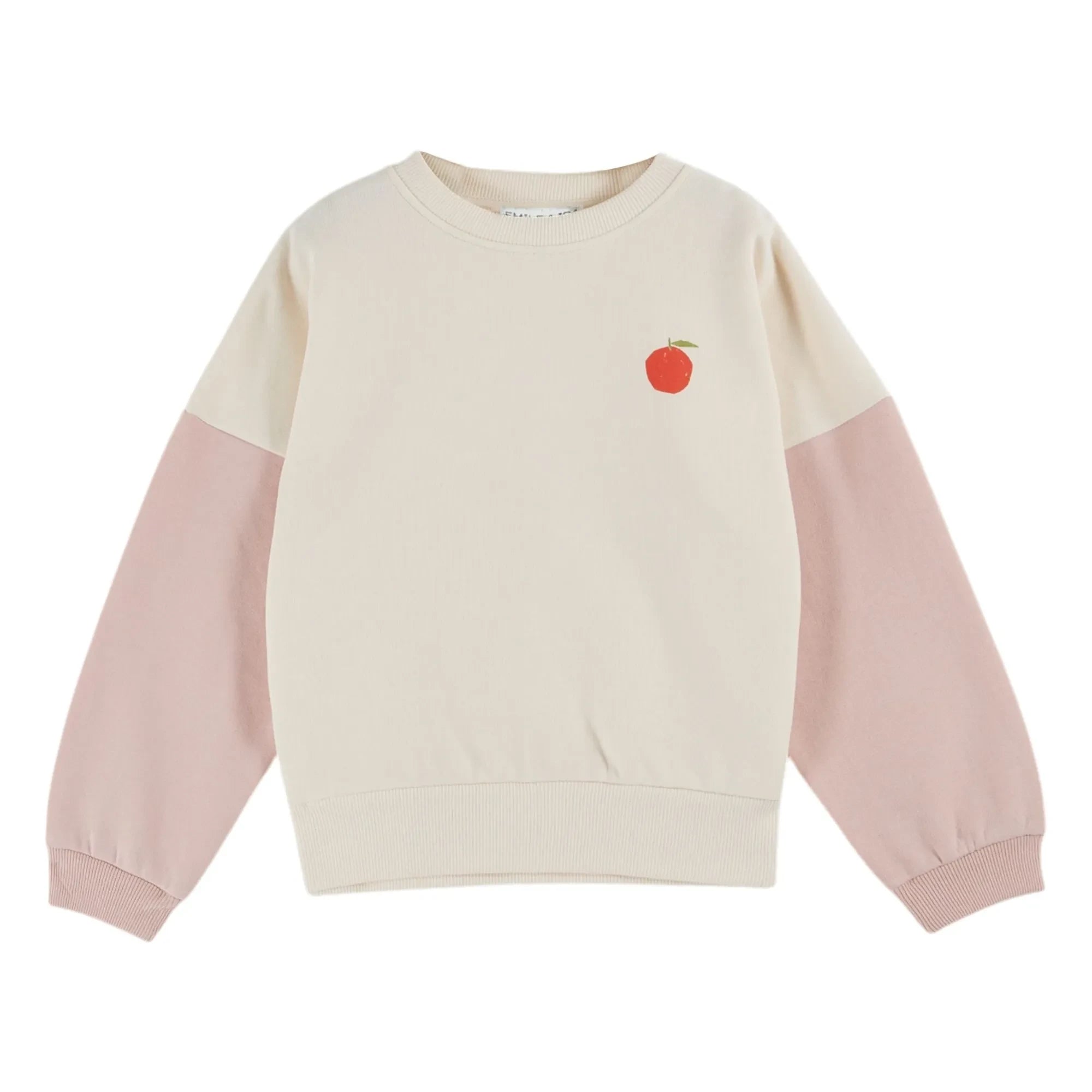 Emile et Ida - Sudadera de felpa de algodón orgánico | Rosa pálido