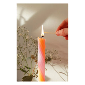 Lex Pott - Velas de cuerda - Set de 4 | Naranja