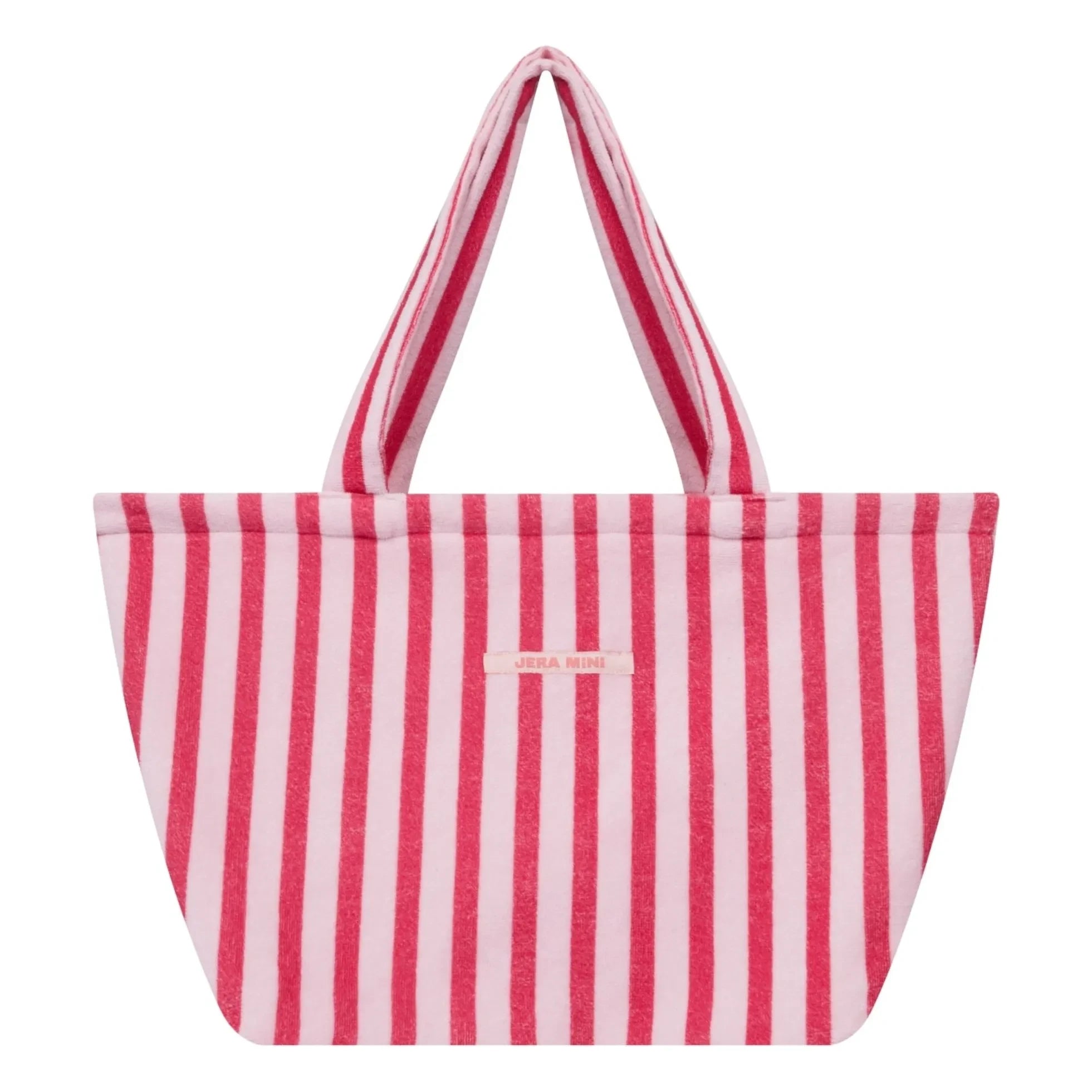Jera Mini - Bolso de playa a rayas | Rosa