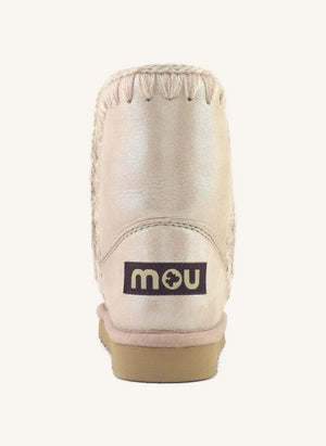 Mou - Bota Eskimo Iridiscente | Rosa Pálido