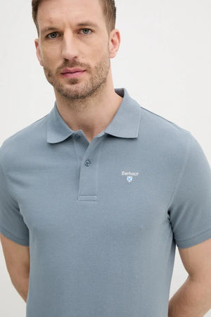 Camiseta de algodón para hombre con cuello Barbour ESSENTIALS