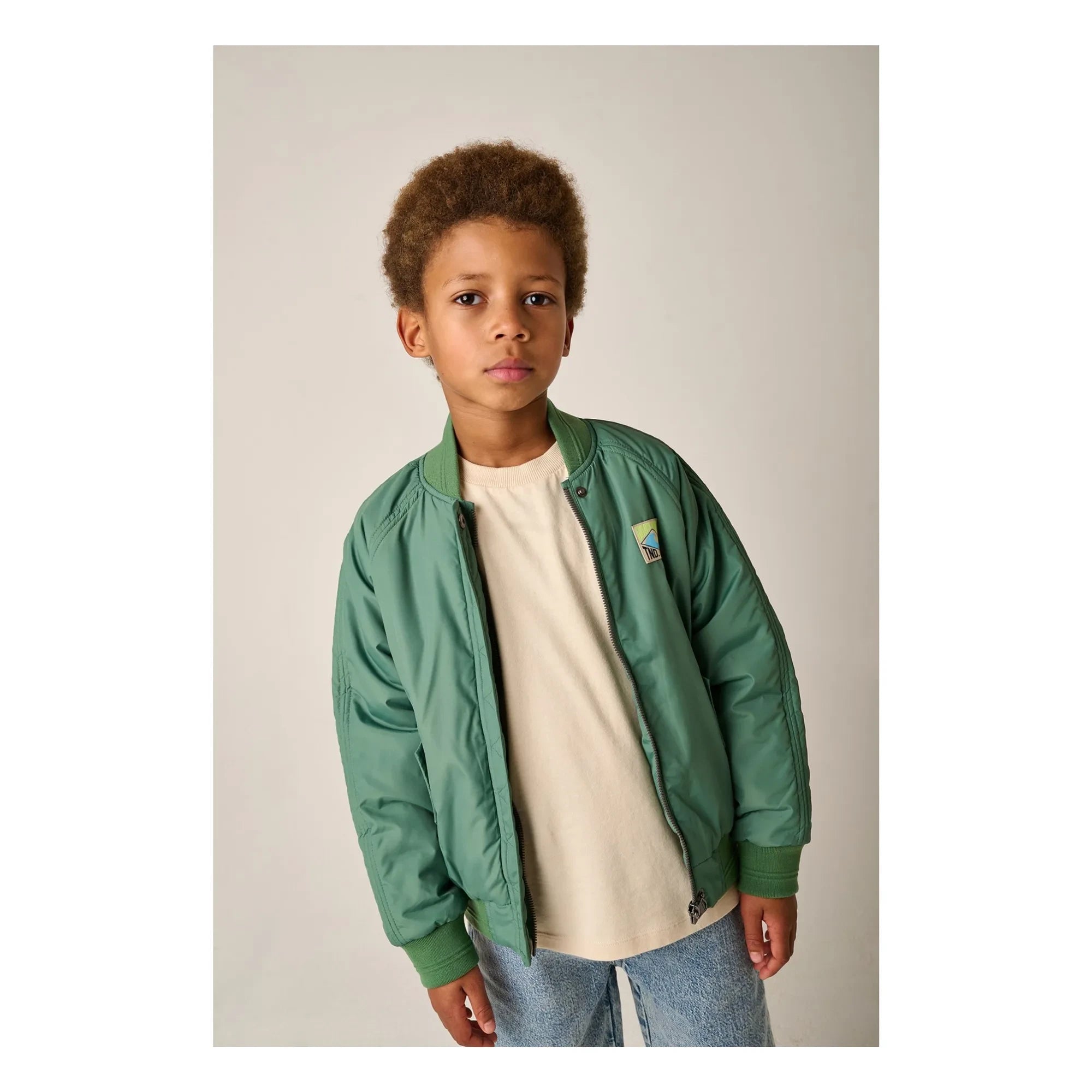 Tumble N'Dry - Chaqueta Bomber de Fibra Reciclada de la Orilla del Mar | Verde