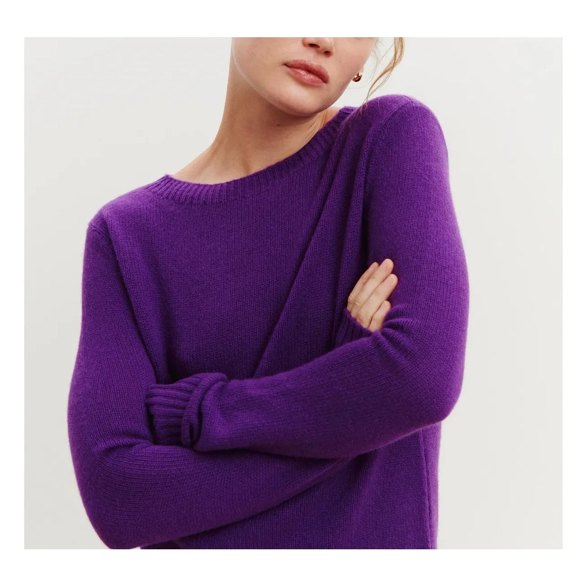 Bompard - Léa Suéter de Cachemira | Morado