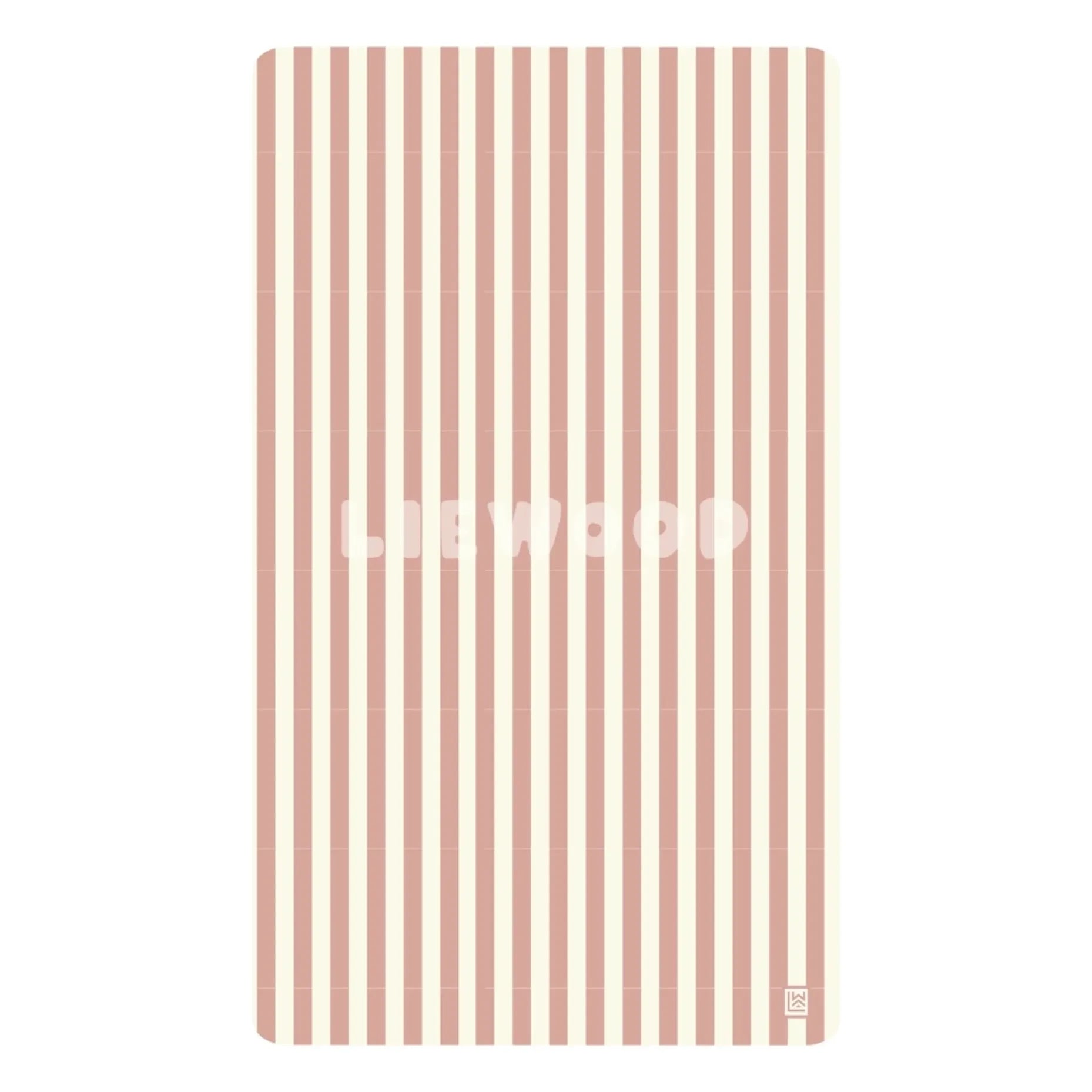 Liewood - Toalla de playa de verano | Rosa coral/crema