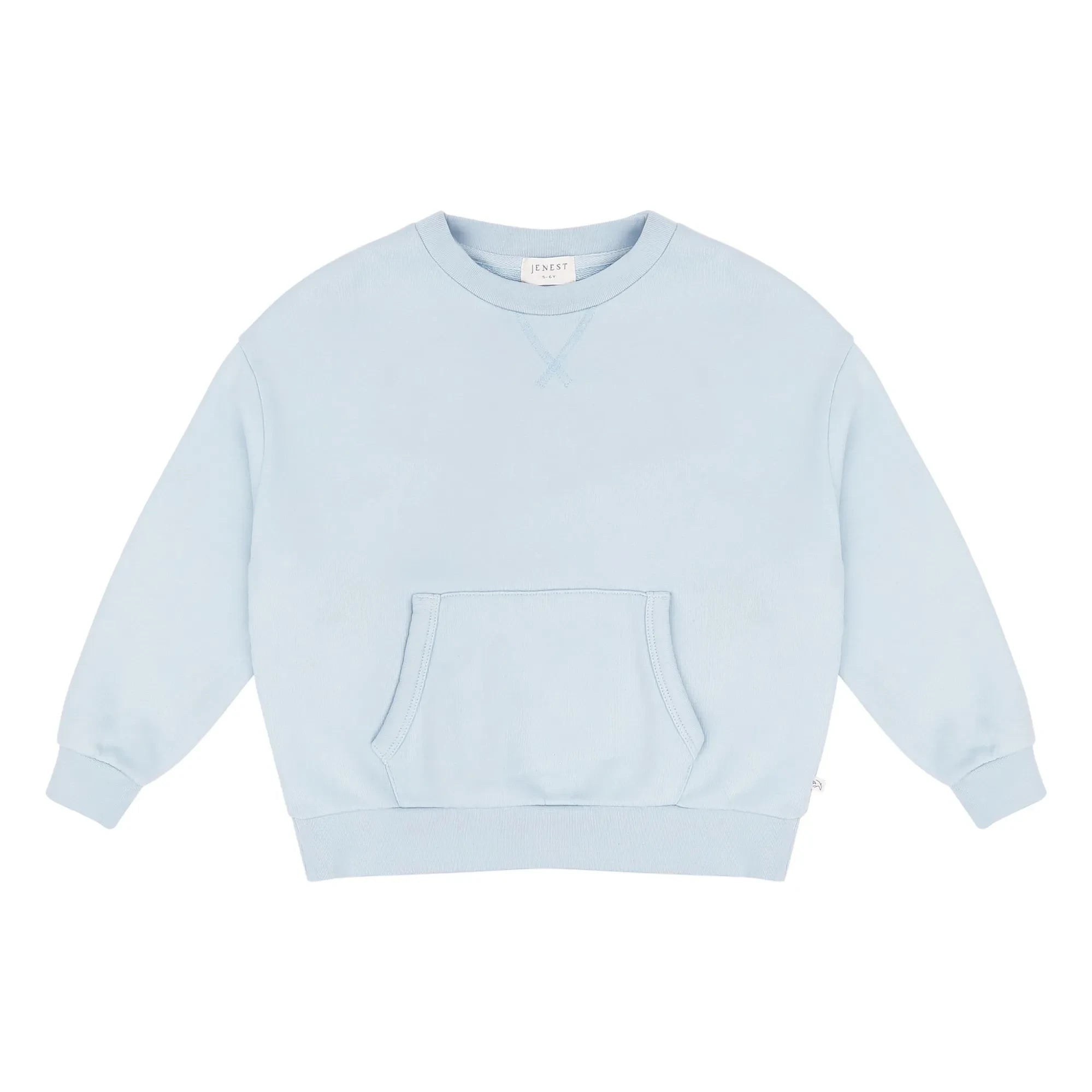 Jenest - Sudadera de algodón orgánico Bo On My Way | Azul claro
