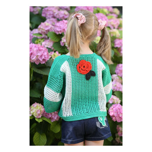 Kalinka - Chaqueta de ganchillo Penélope | Verde