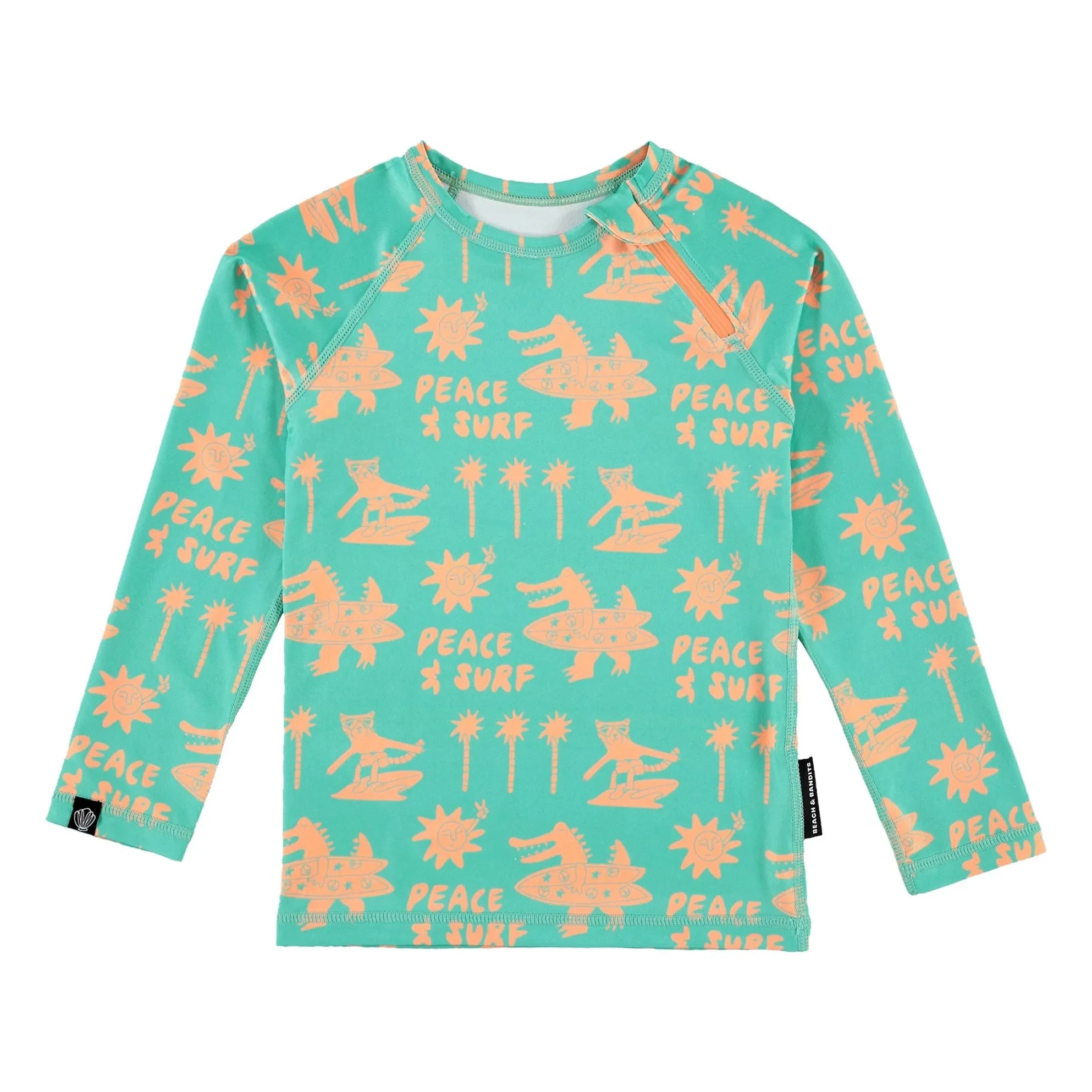 Beach & Bandits - Camiseta de protección UV Yaguah Catback Fibras Recicladas | Verde