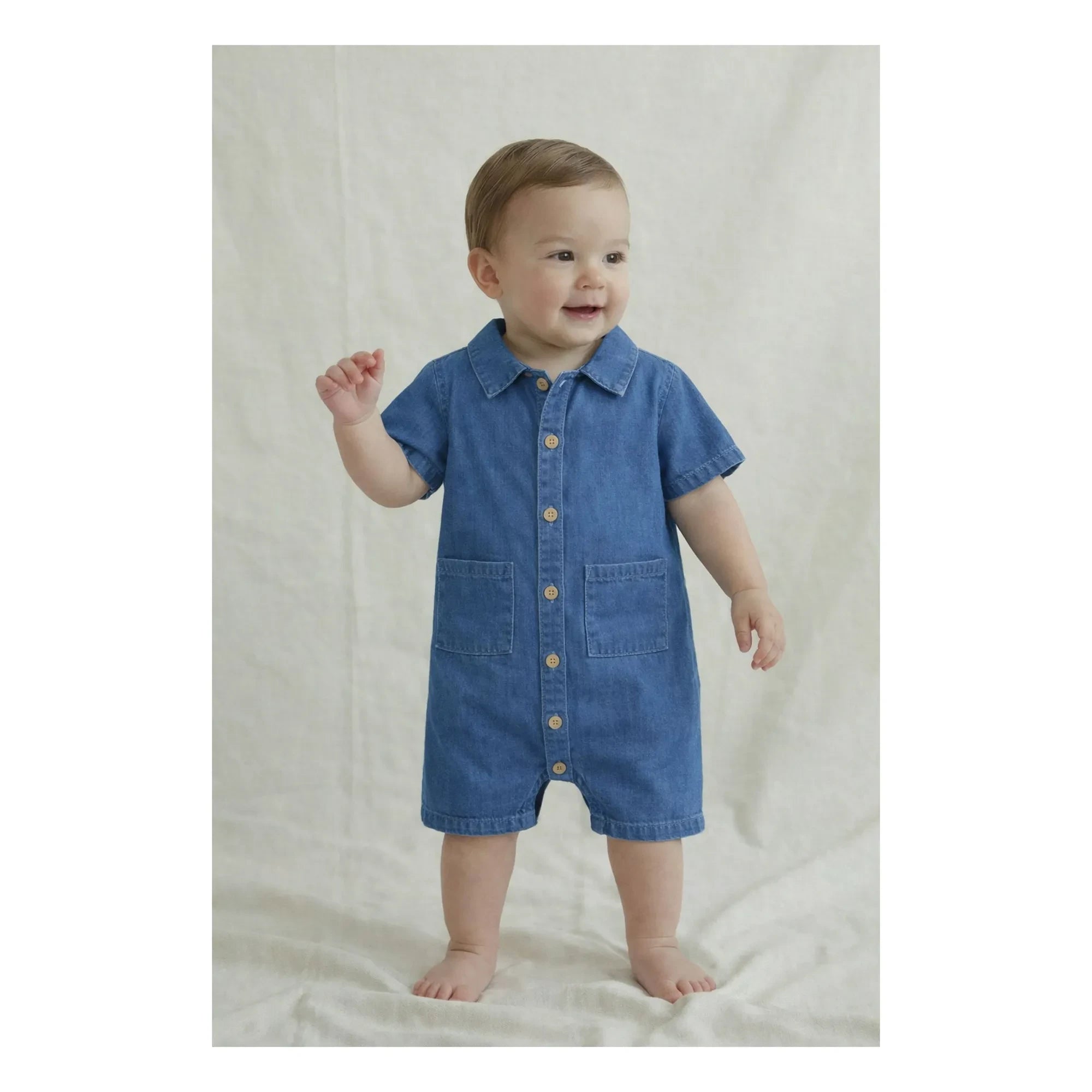 Lililotte - Charly túnica Tencel Algodón Orgánico | Azul denim