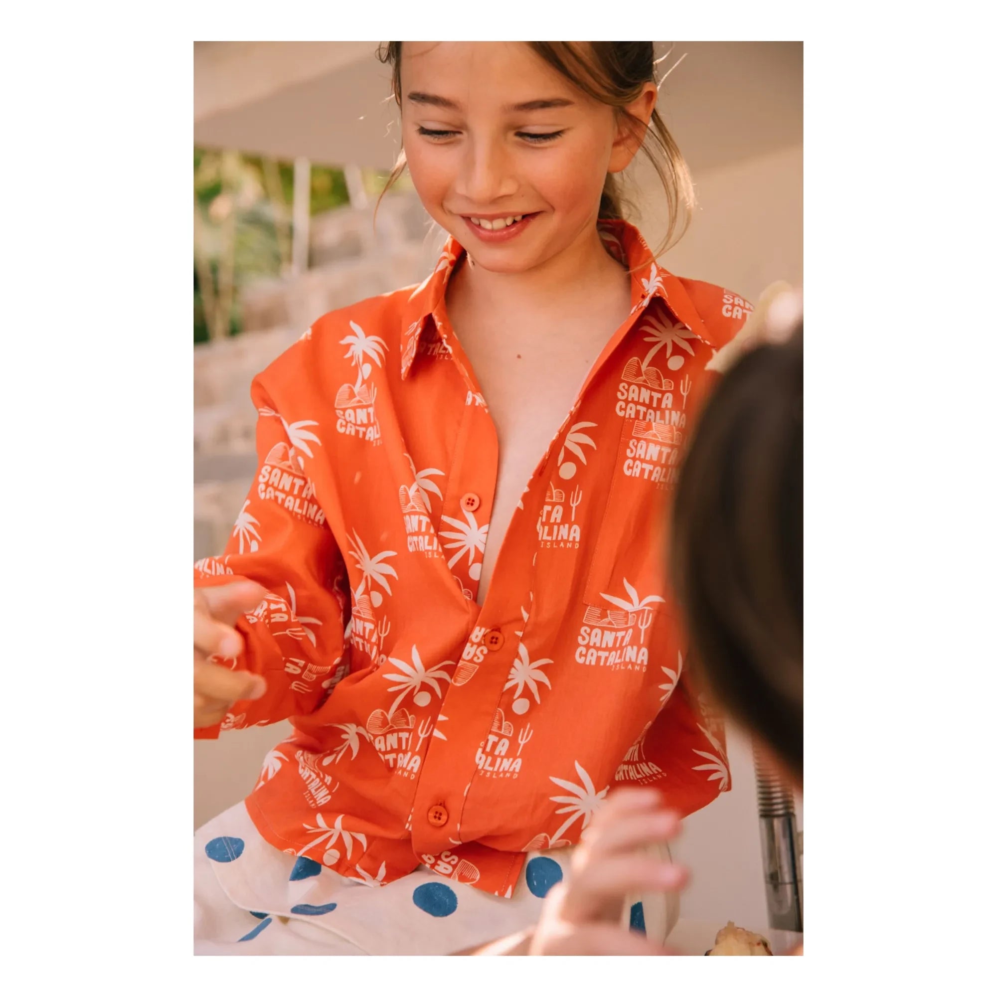 We Are Kids - Camisa Aurel Palm Algodón orgánico | Naranja