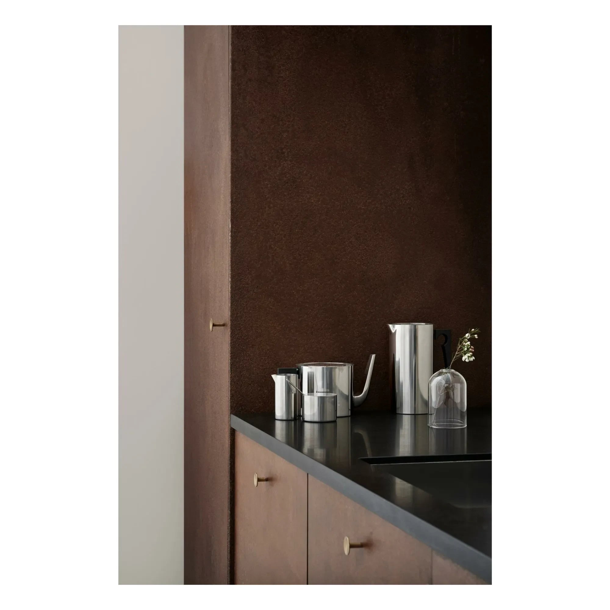 Stelton - Cafetera de émbolo Arne Jacobsen | Acero