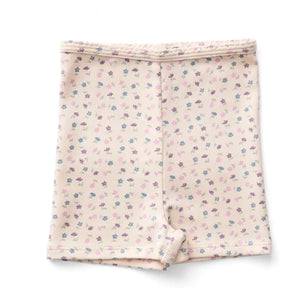 Soor Ploom - Shorts de algodón orgánico con estampado floral | Blanco roto