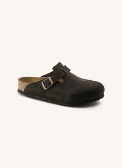 BIRKENSTOCK - Zuecos Boston de ante - Colección para adultos | Marrón