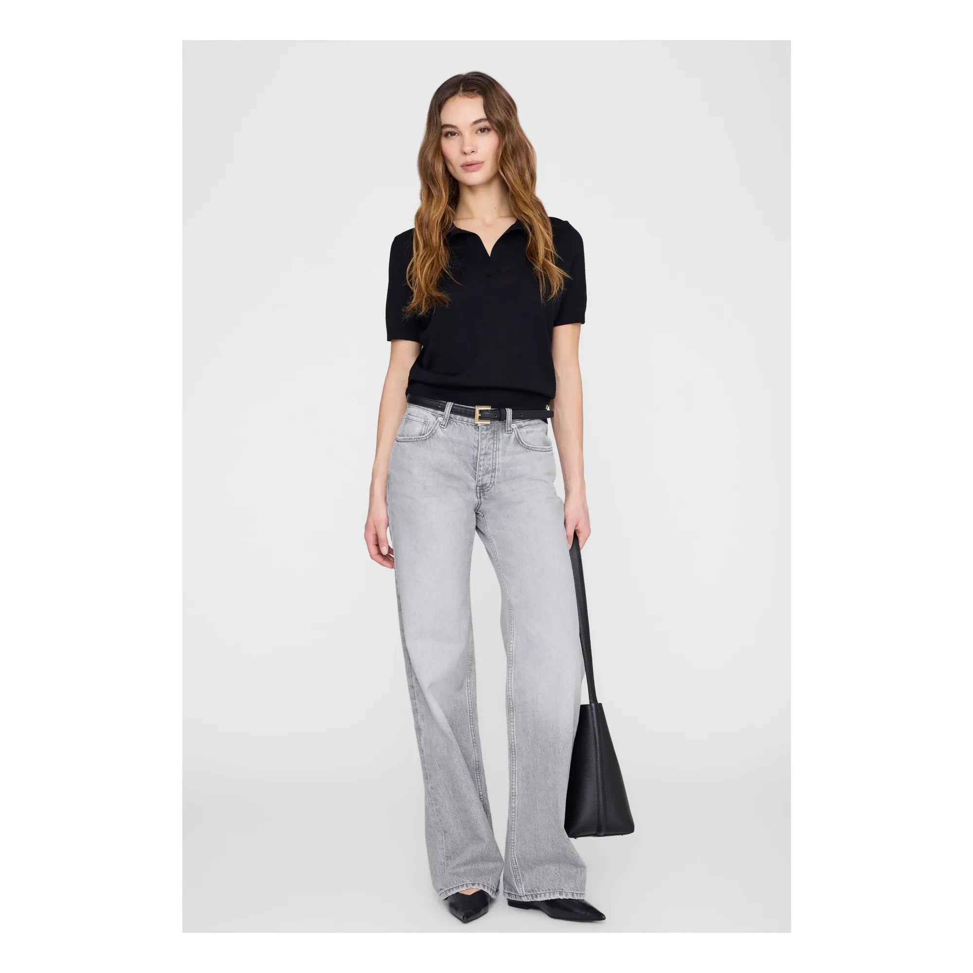 Anine Bing - Polo Moni | Negro